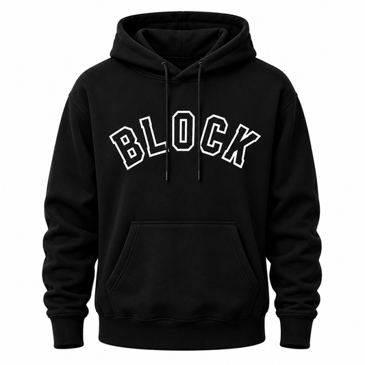 OG BLOCK HOODIE BLACK