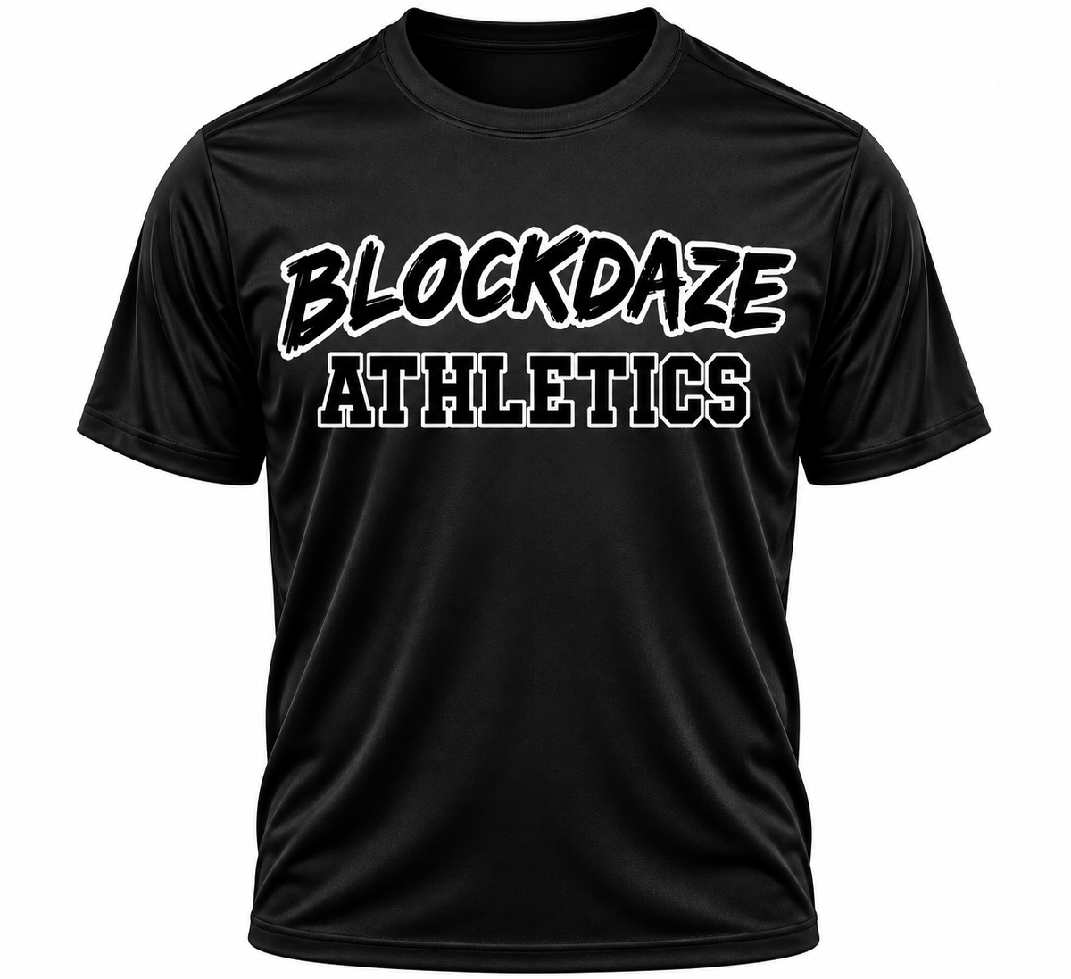 BLOCK ATHLETICS TEE DRI FIT ADULTS
